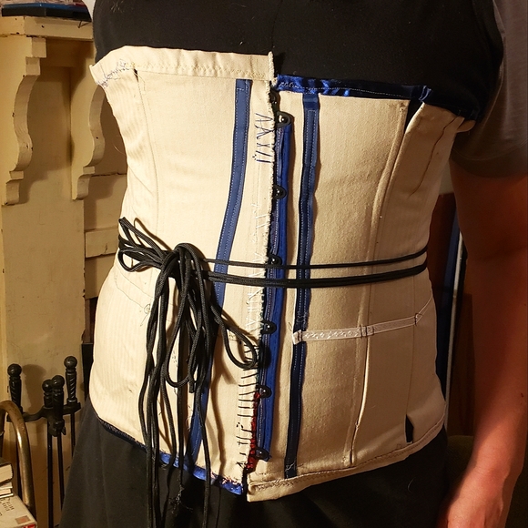Handmade cotton corset. - Picture 7 of 7
